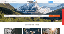 Desktop Screenshot of carpathian-travel-center.com